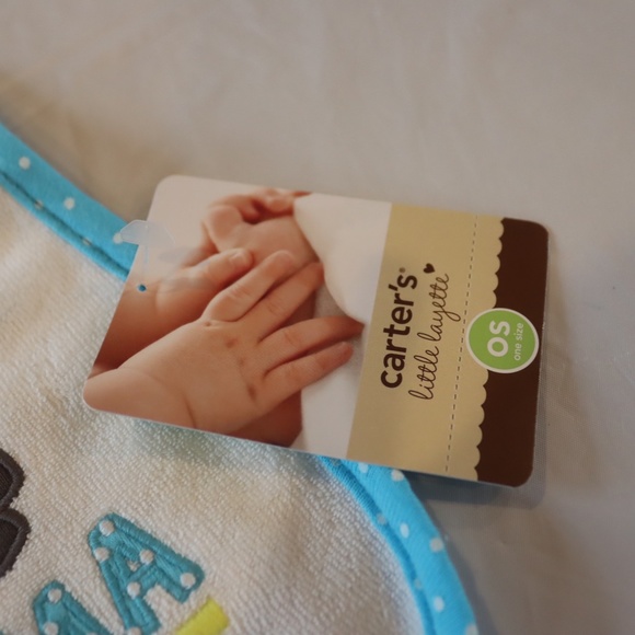 CARTER'S Little Layette OS Teething Bib. My Grandma Loves Me - Picture 2 of 4